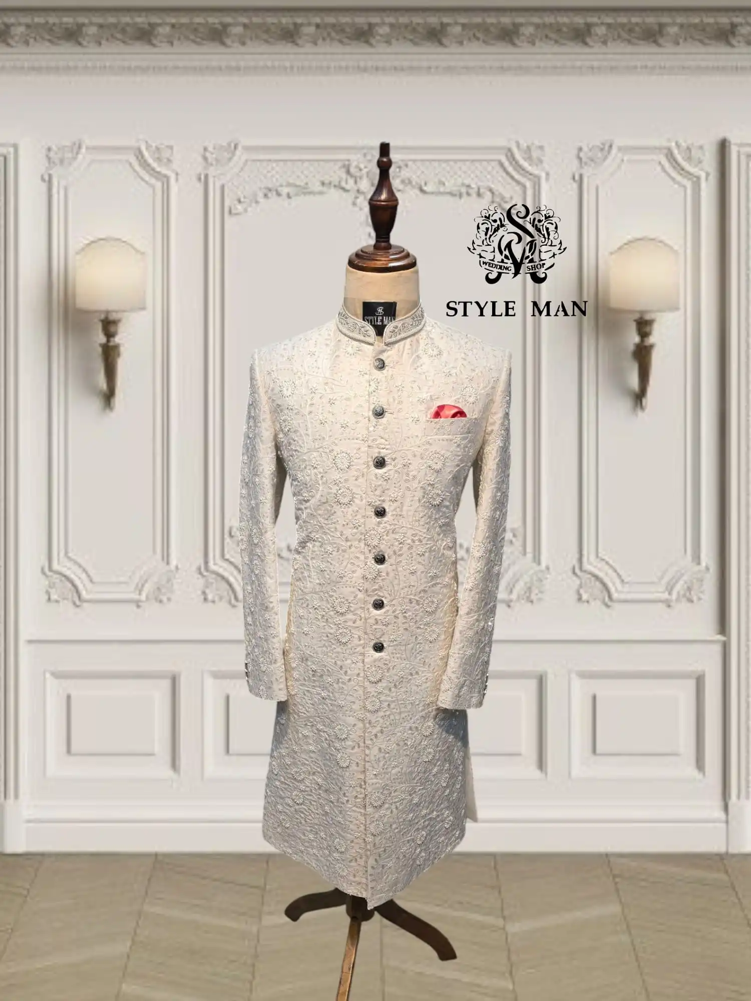 zardosi work  sherwani