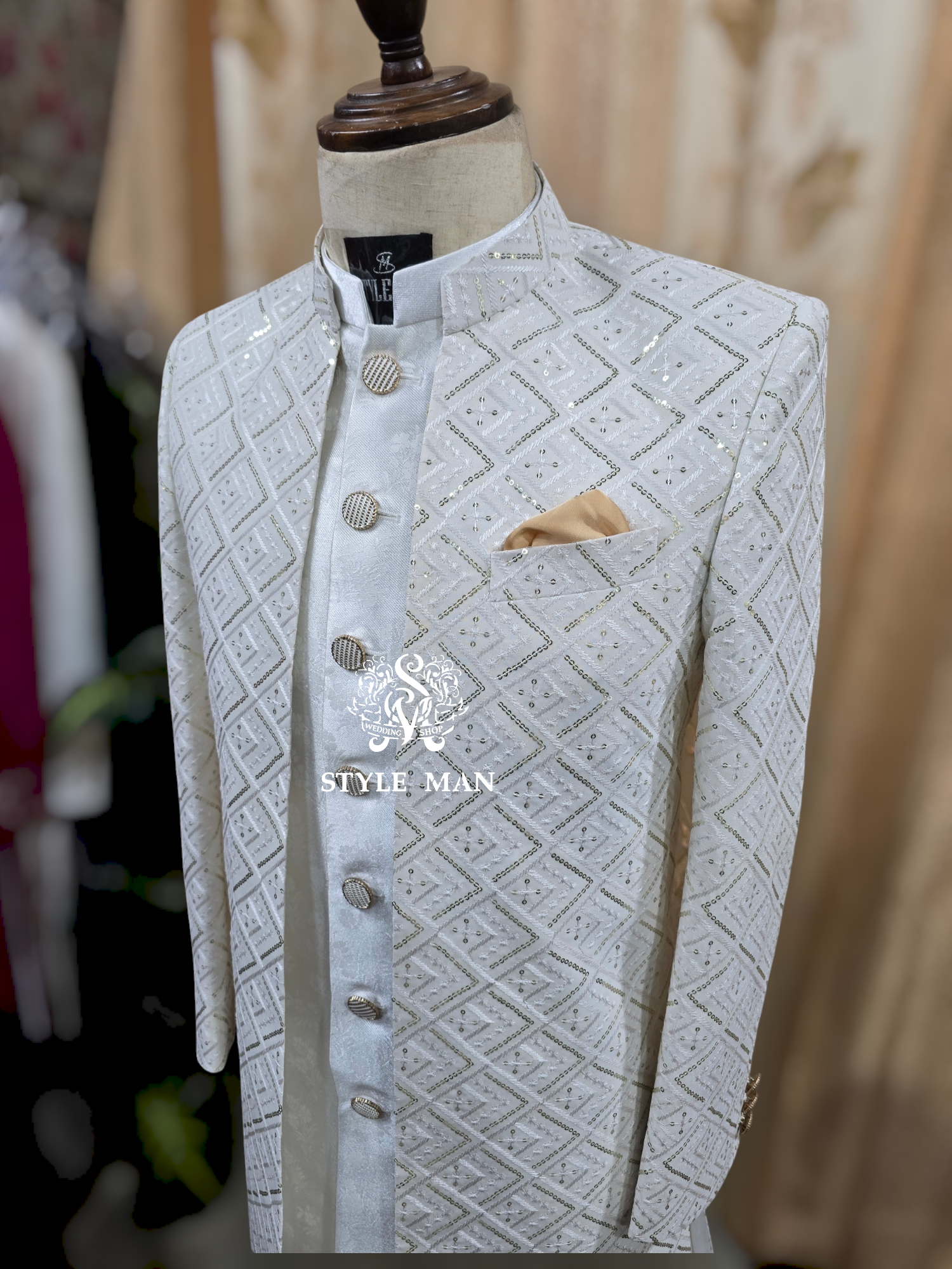 Indo western sherwani