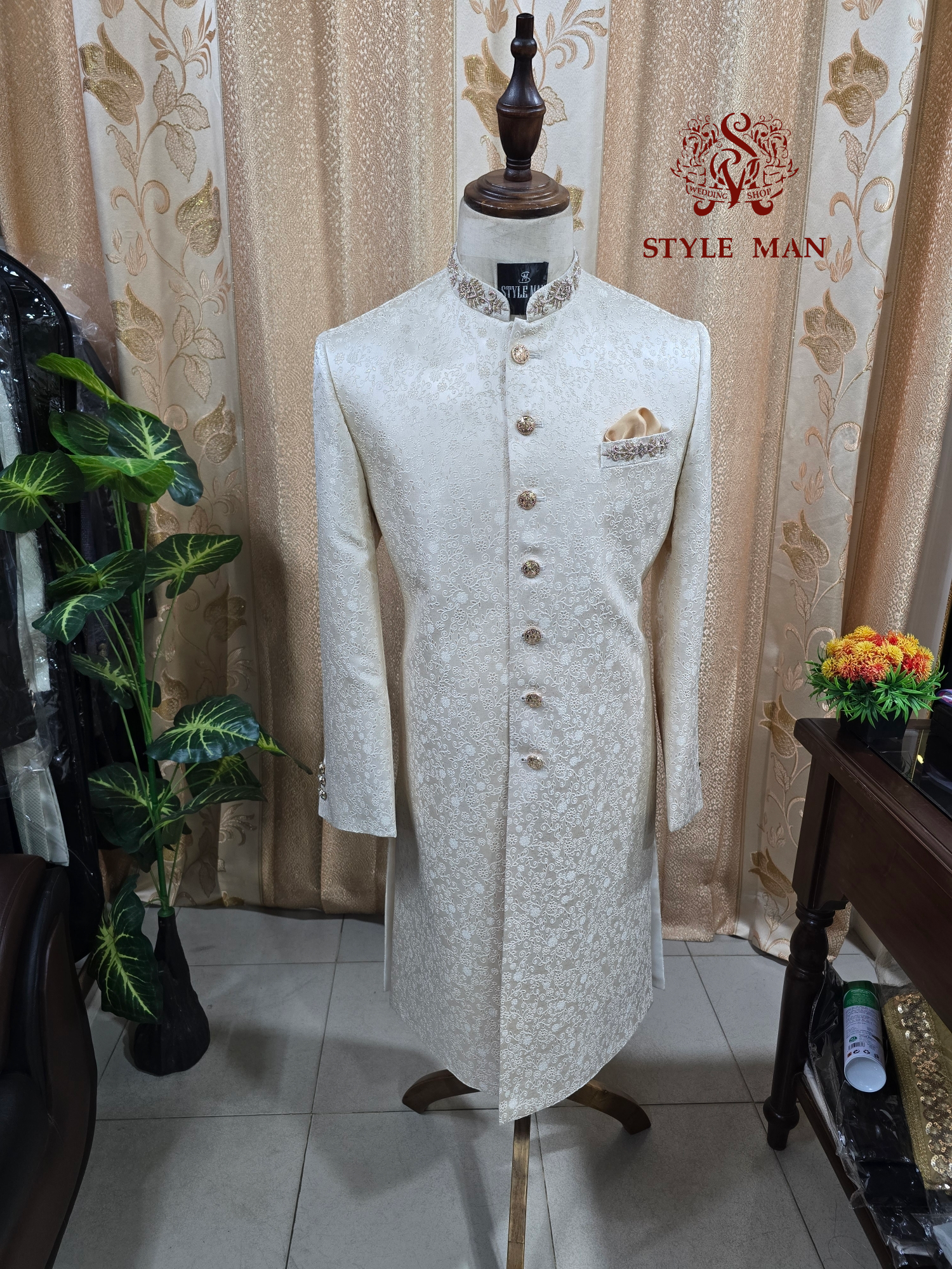 Zardosi work Customize sherwani