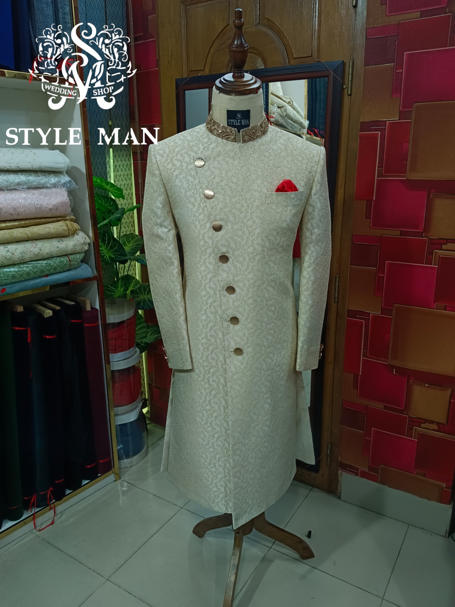 zardosi work  sherwani