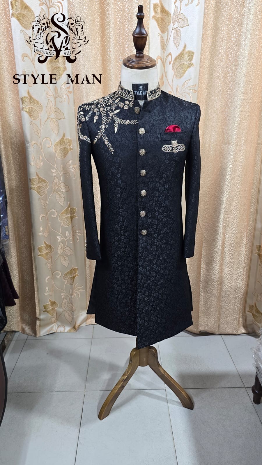 zardosi work  sherwani