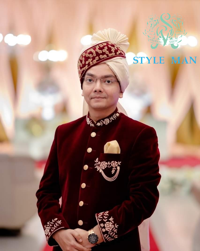 Zardosi work customize sherwani